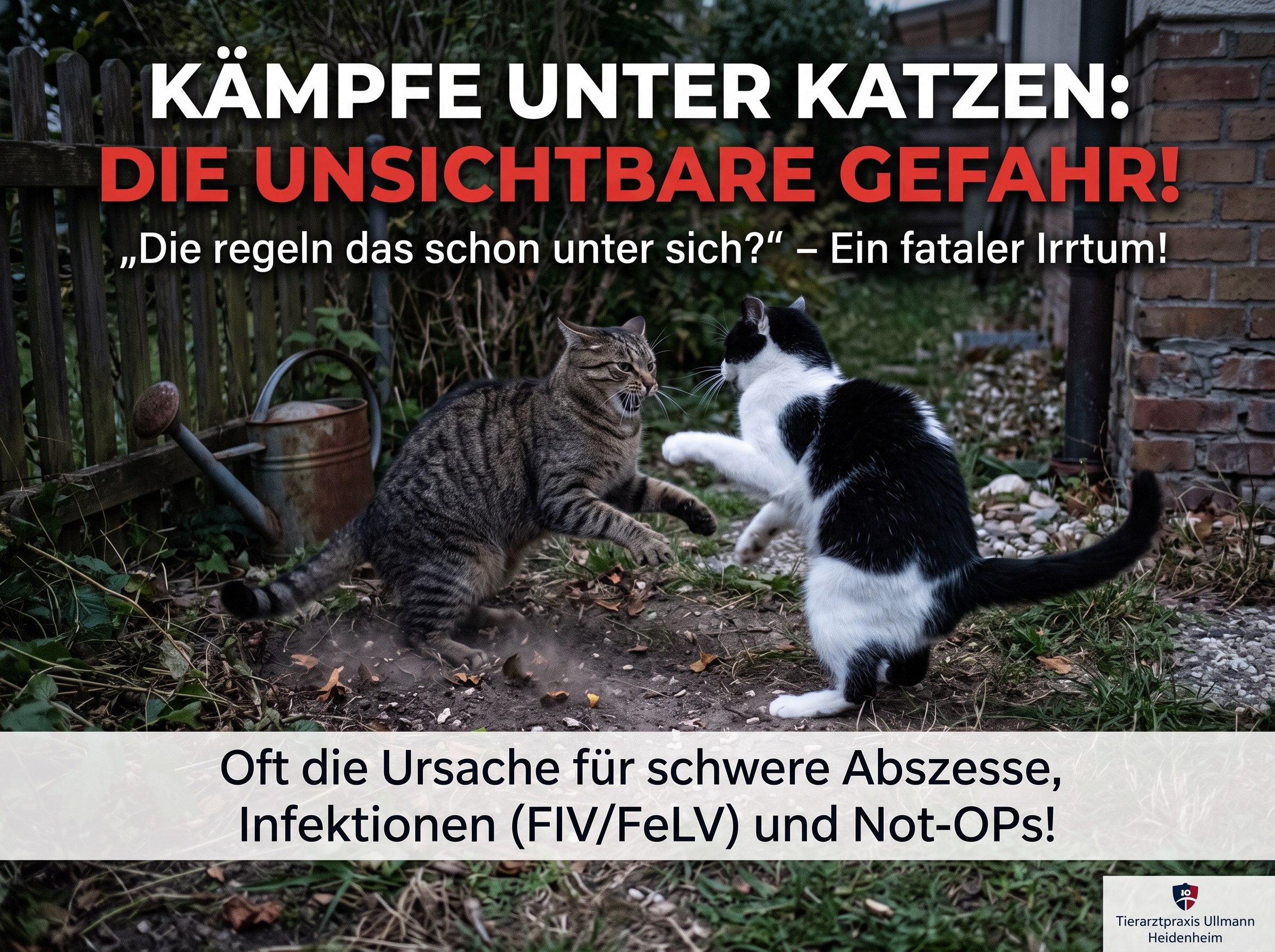 🐱🩸 AUSREISSEN, ZERBEISSEN, ENTZÜNDEN: DIE BLUTIGE UNTERSCHÄTZTE GEFAHR VON KATZENKÄMPFEN! 🩹😾